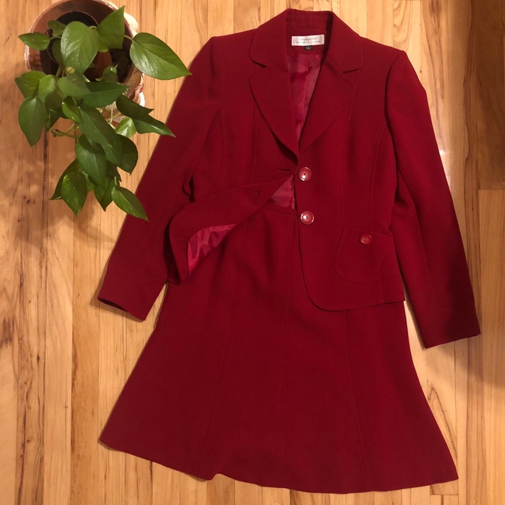 Professional, two-piece skirt suit